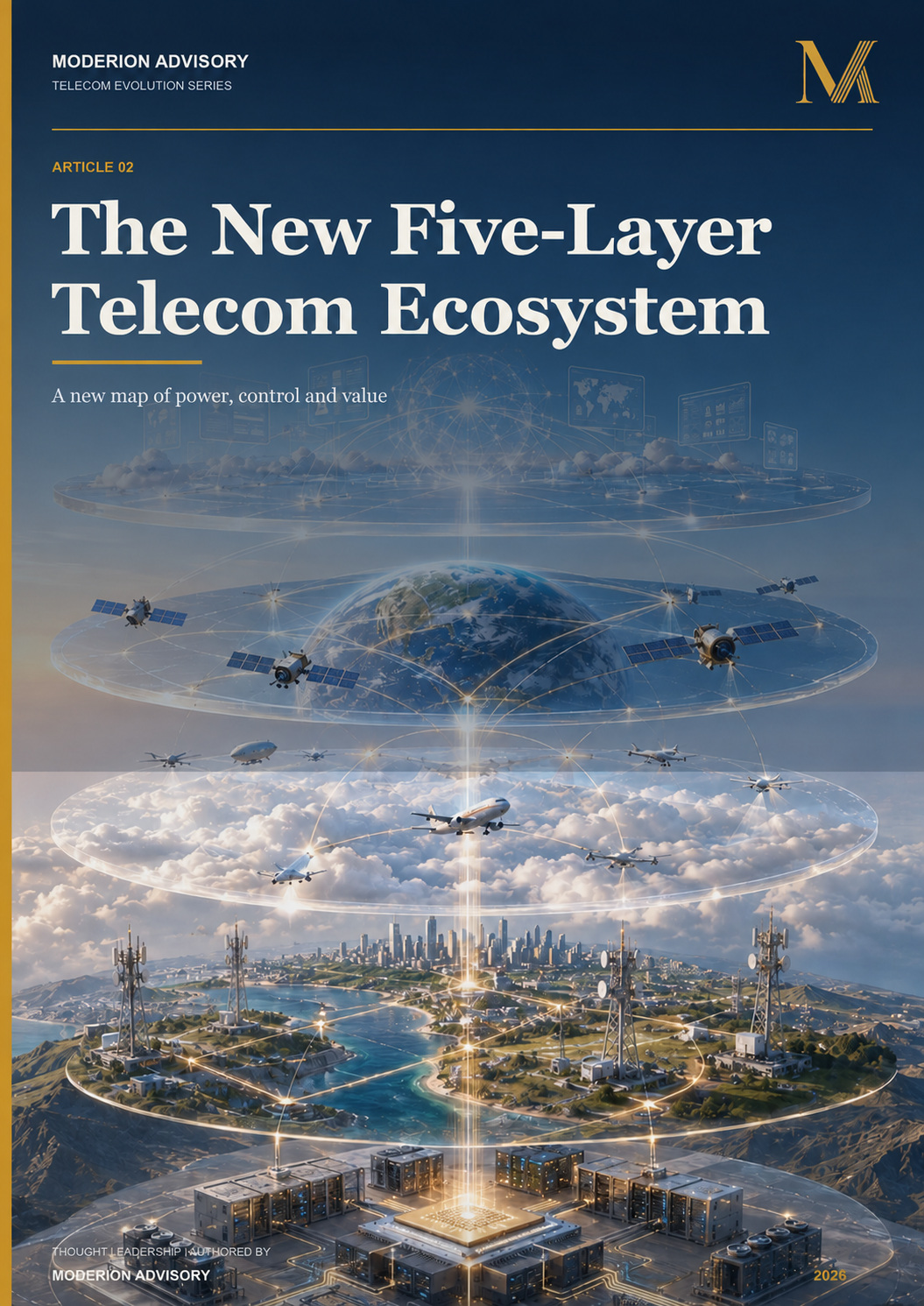 Cover of The New Five-Layer Telecom Ecosystem